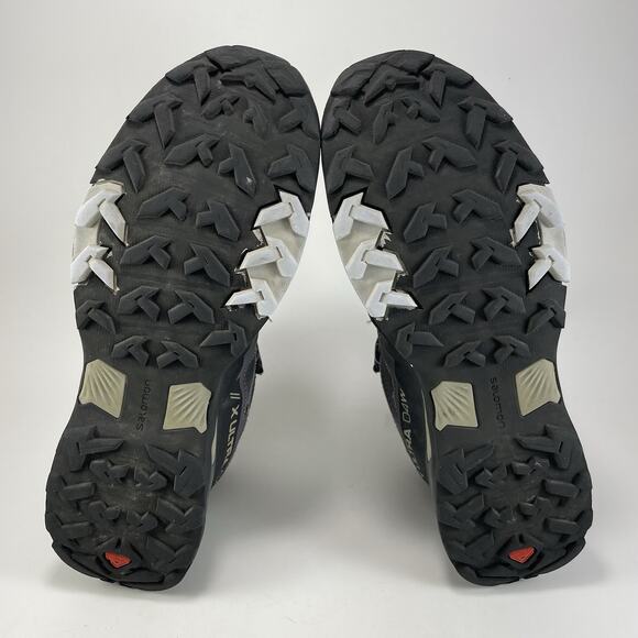 Salomon X Ultra Mid 04 Hiking Boots Womens Size 11 Gray Waterproof GTX Goretex - Picture 6 of 13